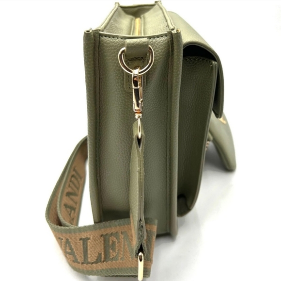 Valentino Orlandi Crossbody Bag Camo Green W/card Holder Wallet - Picture 6 of 8